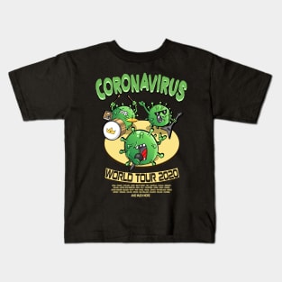 Coronavirus World Tour 2020 Kids T-Shirt